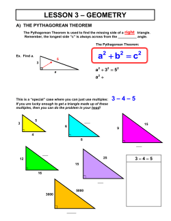 Math Prep Geometry