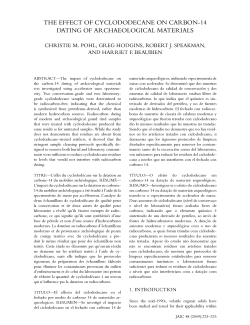 the effect of cyclododecane on carbon