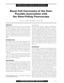 Basal Cell Carcinoma of the Sole