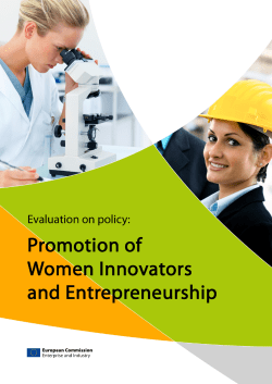 Europa - Women innovators and entrepreneurship