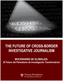 Muckraking Goes Global: The Future of Cross