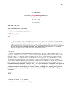 Jury Based Jury Nullification