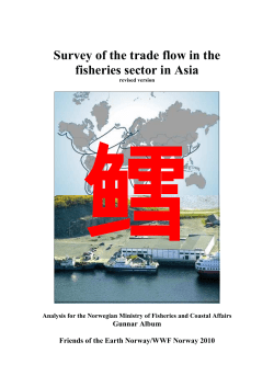 Trade flow in the Asian seafood business
