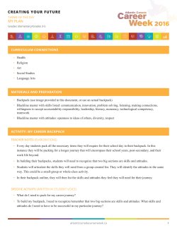 Activity Document - Atlantic Canada Career Week