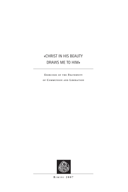 Christ in His Beauty Draws Me to Him