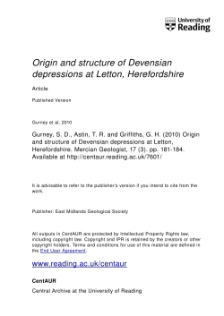 Gurney et al, 2010 - Reading`s CentAUR