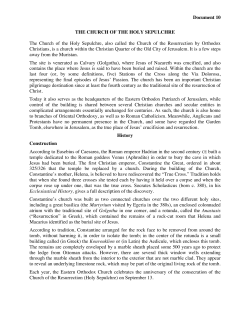 the church of the holy sepulchre