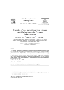 Dynamics of bond market integration between established and
