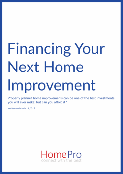 B2C Financing your next Home Improvement - VERSION