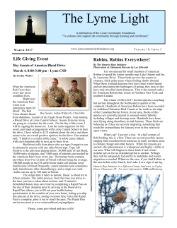 March 2017 - Lyme Community Foundation