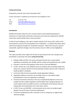 Caring and earning - 2011 census findings