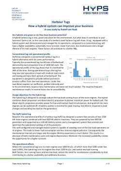 Case Study Hybrid Harbour Tug by Rudolf van Heek