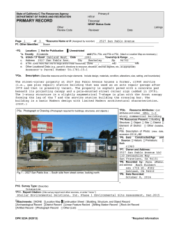 PRIMARY RECORD - City of Berkeley