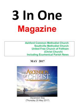 MAY 2017 - Staines and Feltham Methodist Circuit