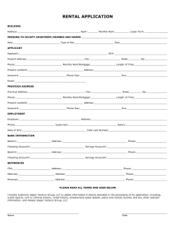 Application - Jasper Venture Group, LLC