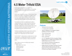 4.5 Meter Trifold© Transportable Antenna