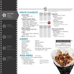 KIDS MENU CANDY