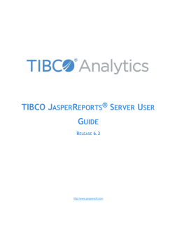 TIBCO JasperReports Server User Guide - CSU