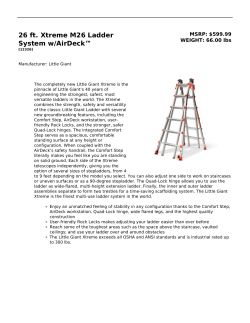 26 ft. Xtreme M26 Ladder System w/AirDeck&trade;