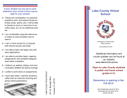 Lake County Virtual School