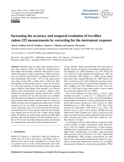 Increasing the accuracy and temporal resolution of two