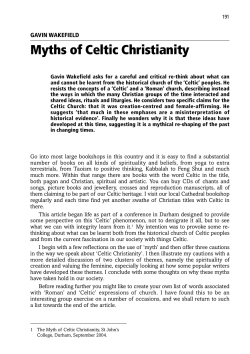 Myths of Celtic Christianity