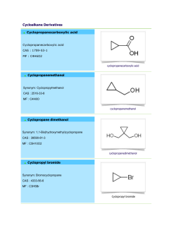 Cycloalkane Derivatives