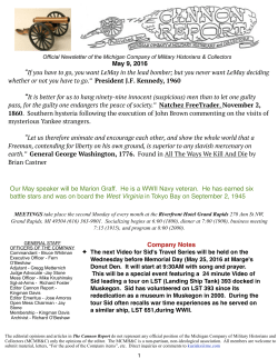 May 2016 - The Cannon Report