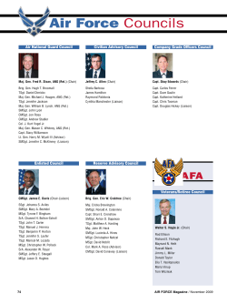Air Force Councils - Air Force Magazine