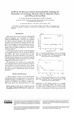 Studies by the Electron Cyclotron Resonance (ECR)