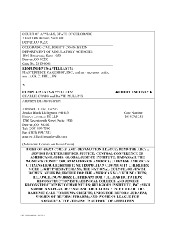 Masterpiece Cakeshop v. Craig - Anti