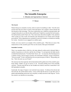 The Scientific Enterprise