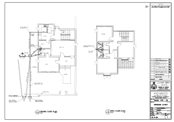 HOUSE TYPE - D5 DRAINAGE LAYOUT FIRST FLOOR PLAN