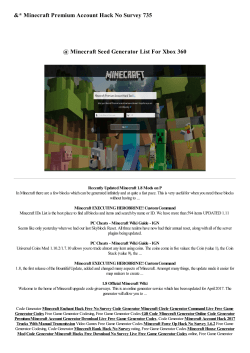 Minecraft Premium Account Hack No Survey 735