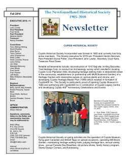 Newsletter - Newfoundland Historical Society