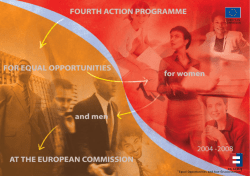 The fourth action programme for equality