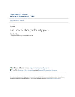 The General Theory after sixty years