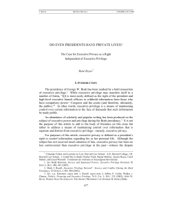 do even presidents have private lives?