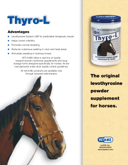 Thyro-L - Lloyd Inc.