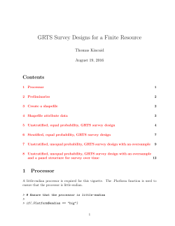 GRTS Survey Designs for a Finite Resource