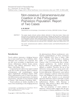 Non-osseous calcaneonavicular coalition in the