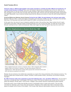 Social Tensions (HAA)
