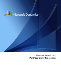 Purchase Order Processing