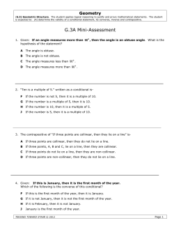 G.3A Mini-Assessment
