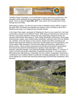 April 28, 2017 &ndash; PDF - Theodore Payne Foundation