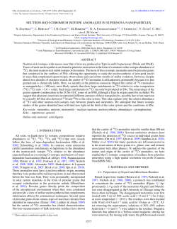 NEUTRON-RICH CHROMIUM ISOTOPE ANOMALIES IN