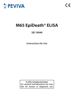 M65 EpiDeath&reg; ELISA
