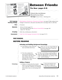 Between Friends - Scholastic Canada