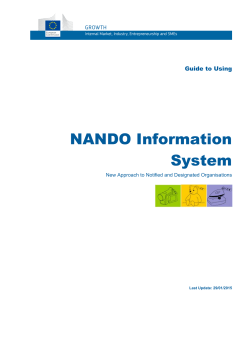NANDO Information System (Europa)