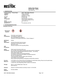 Safety Data Sheet